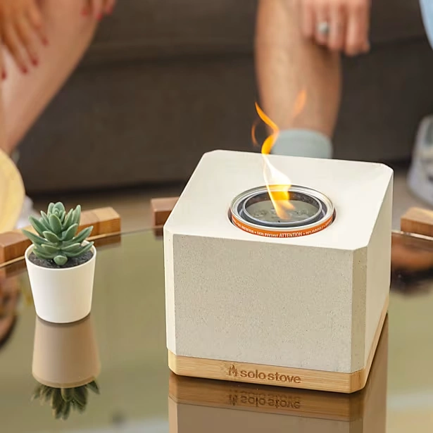 Cube Tabletop Fire Bowl