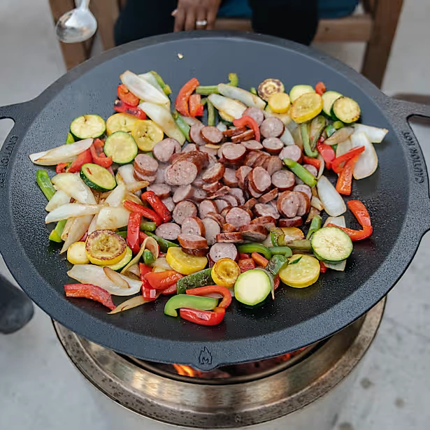 Ranger 15" Cast Iron Wok Top + Hub