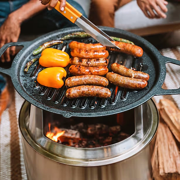 Bonfire 19.5" Cast Iron Grill Top + Hub 4 Bonfire 19.5" Cast Iron Grill Top + Hub