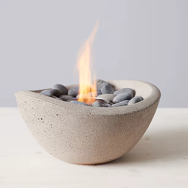 Wave Tabletop Fire Bowl