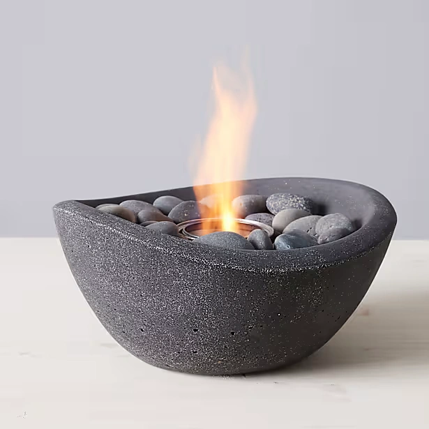 Wave Tabletop Fire Bowl
