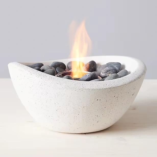 Wave Tabletop Fire Bowl
