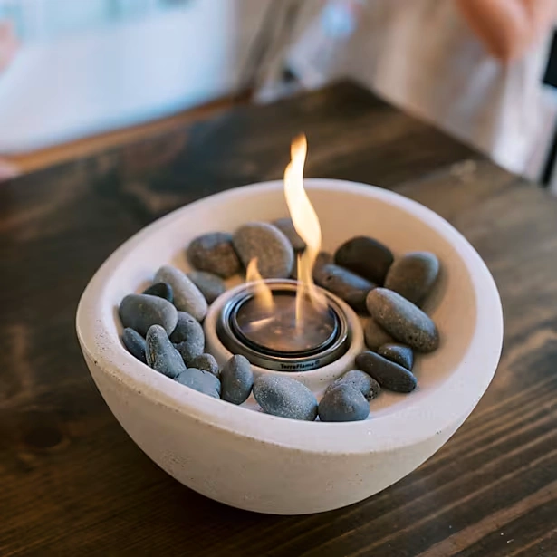 Wave Tabletop Fire Bowl