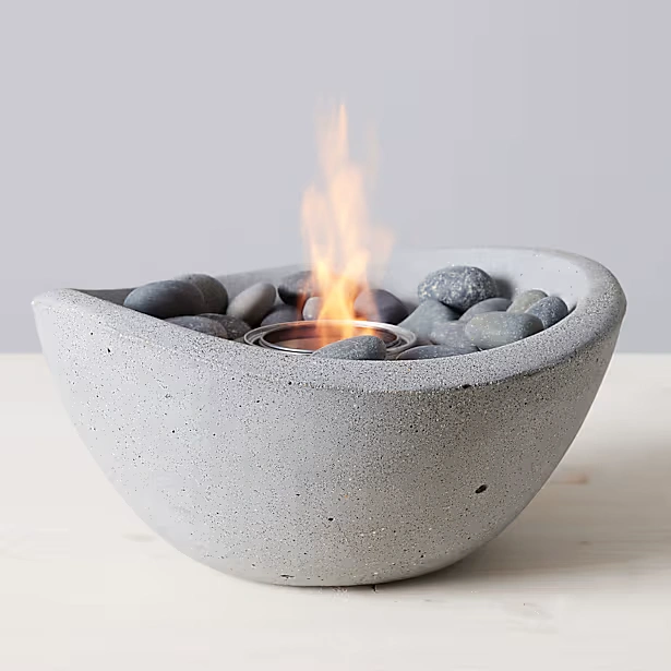 Wave Tabletop Fire Bowl