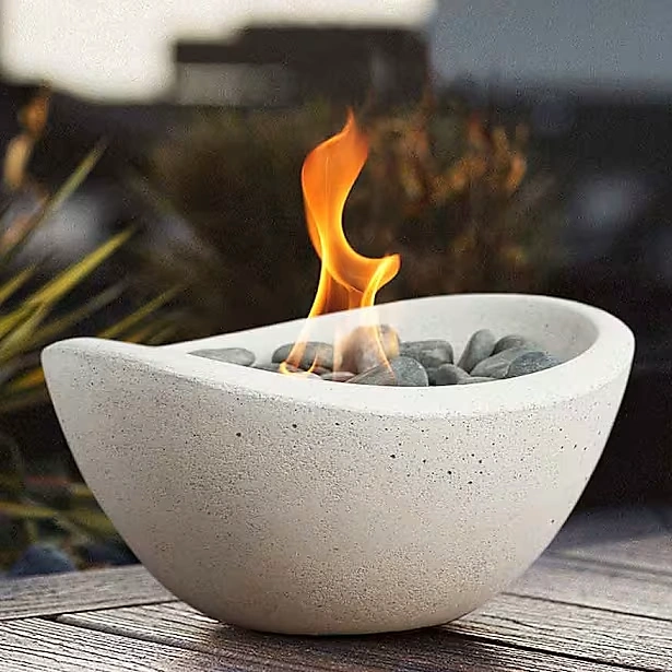 Wave Tabletop Fire Bowl 3 Wave Tabletop Fire Bowl