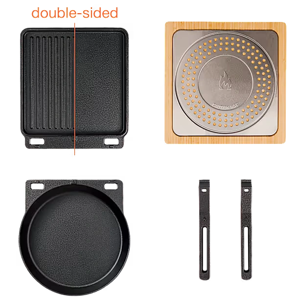 Pi Cast Iron Cookware Set