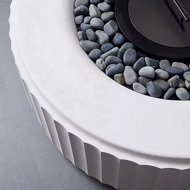 Amani Round Bioethanol Fire Pit