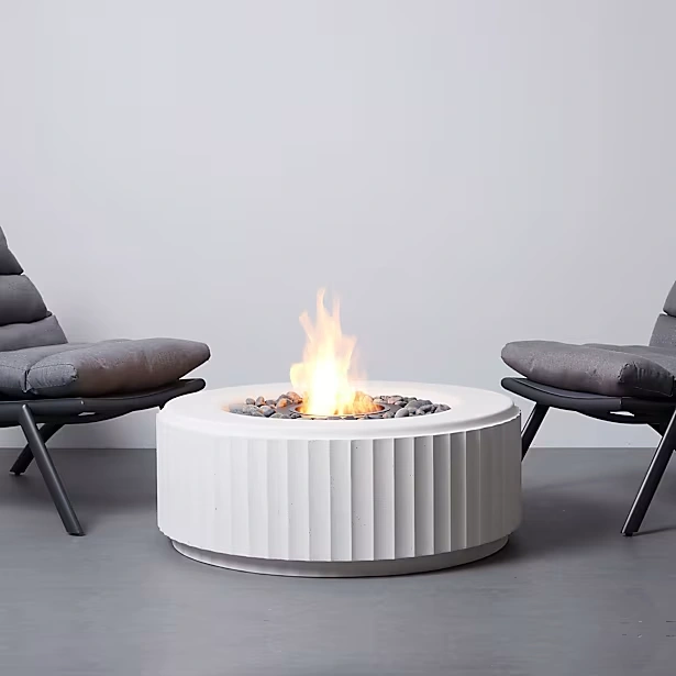 Amani Round Bioethanol Fire Pit