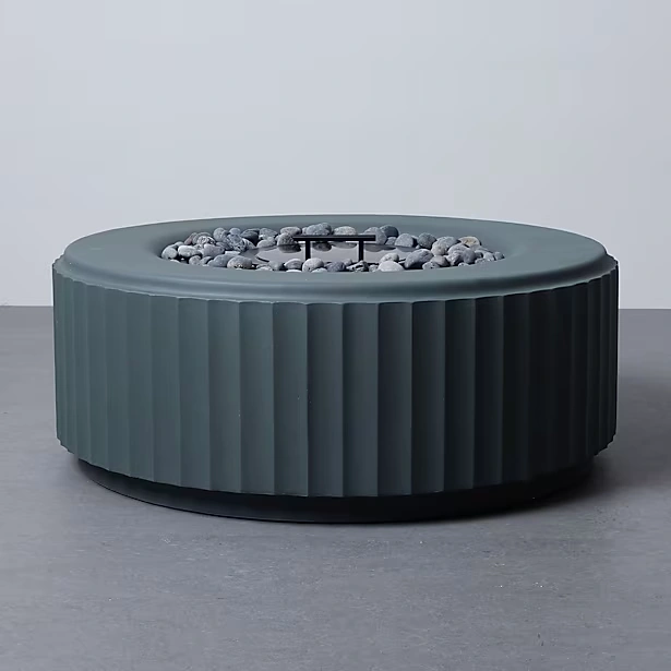 Amani Round Bioethanol Fire Pit