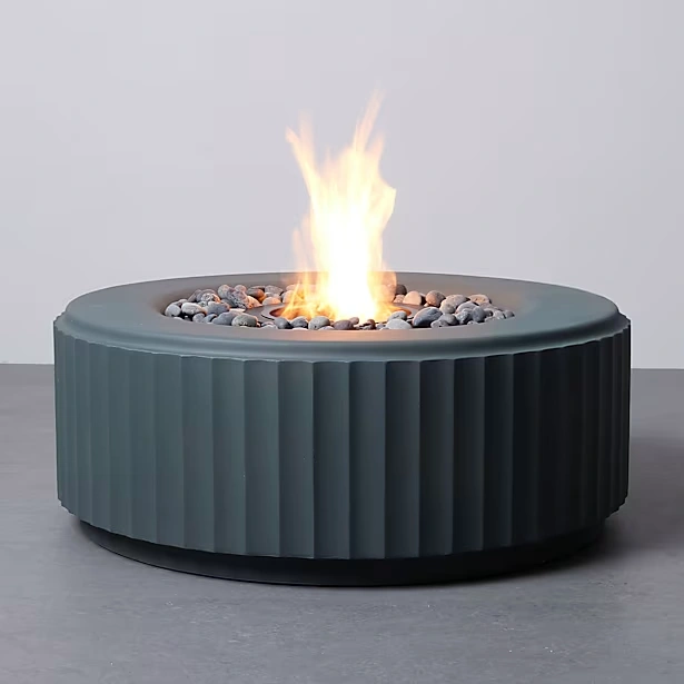 Amani Round Bioethanol Fire Pit