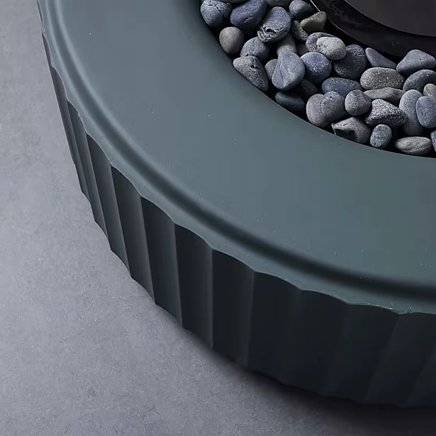 Amani Round Bioethanol Fire Pit