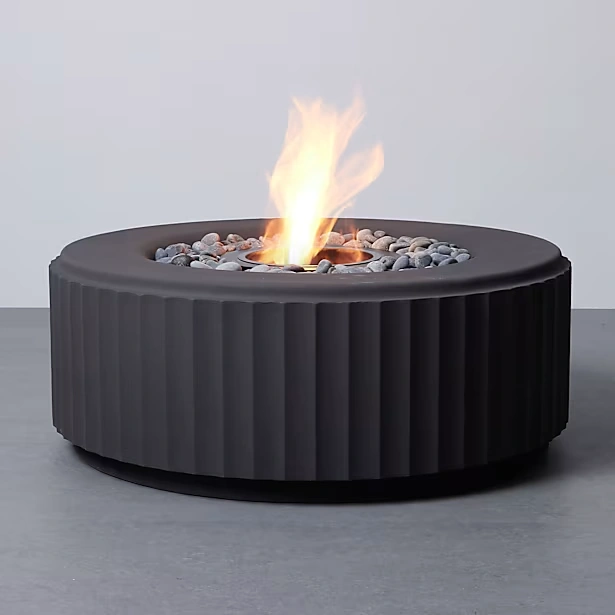 Amani Round Bioethanol Fire Pit