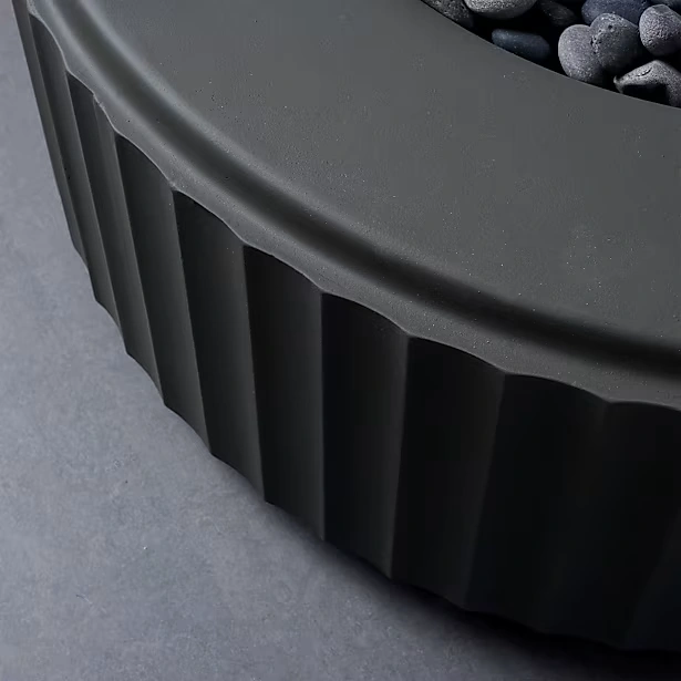 Amani Round Bioethanol Fire Pit 3 Amani Round Bioethanol Fire Pit