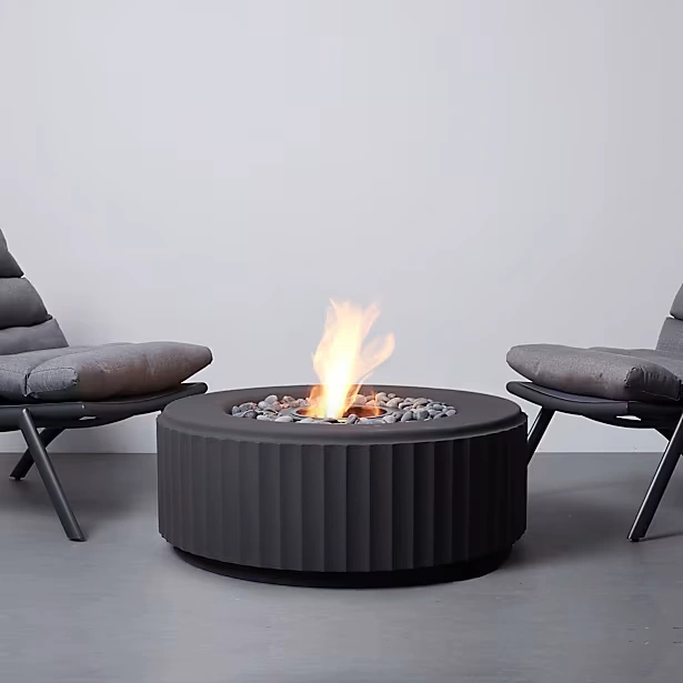 Amani Round Bioethanol Fire Pit 4 Amani Round Bioethanol Fire Pit