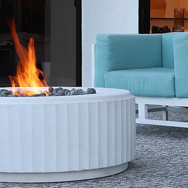 Amani Round Bioethanol Fire Pit 4 Amani Round Bioethanol Fire Pit