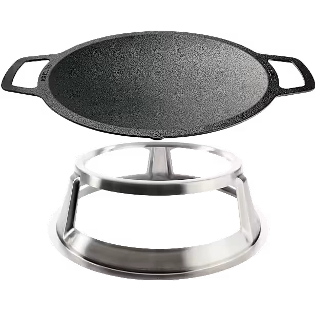 Yukon 27" Cast Iron Wok Top + Hub