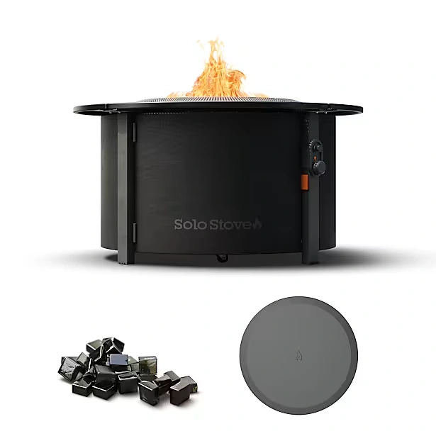Infinity Flame Propane Fire Pit + Surround Surface