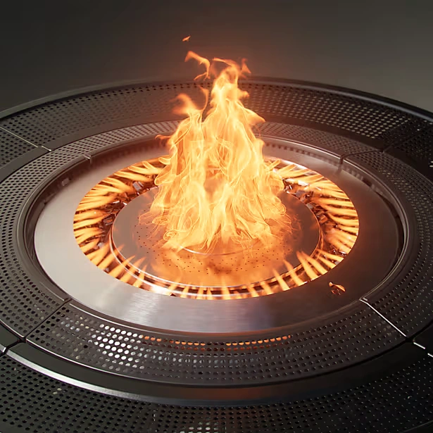 Infinity Flame Propane Fire Pit + Surround Surface