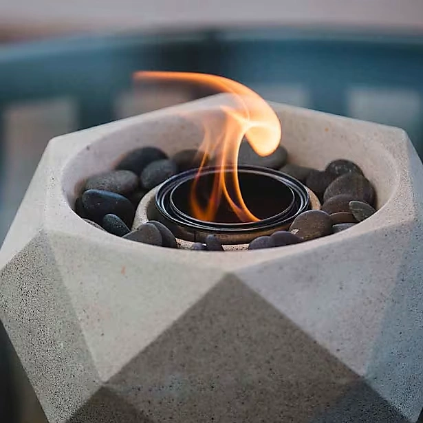 Geo Tabletop Fire Bowl