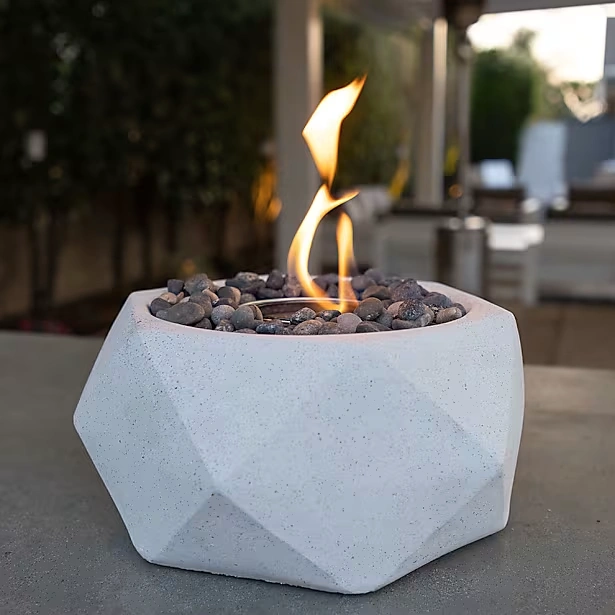 Geo Tabletop Fire Bowl 4 Geo Tabletop Fire Bowl